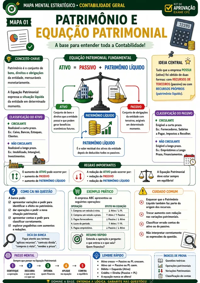 Mapa mental Exame de Suficiência CFC