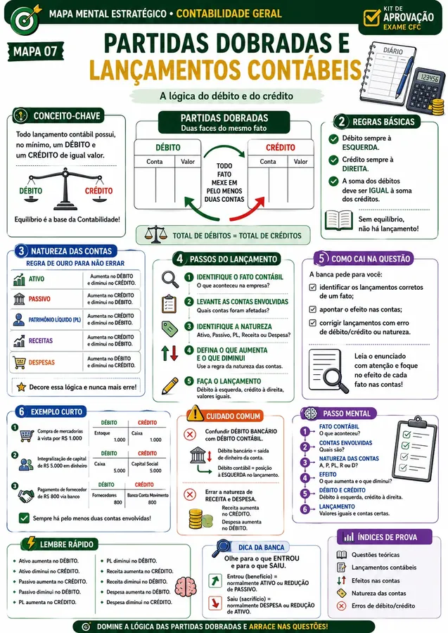 Mapa mental Exame de Suficiência CFC